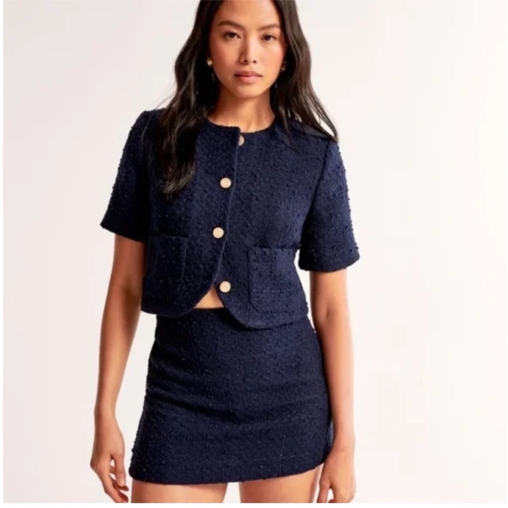 Abercrombie & Fitch Dark Blue Skirt Set